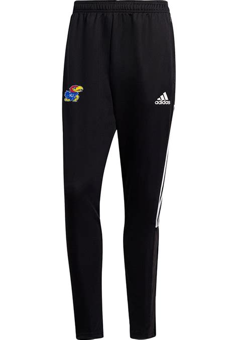 Kansas Jayhawks Mens Adidas BLACK Tiro21 Training Pants