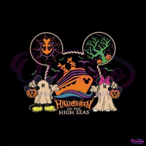 Disney Cruise Halloween SVG Halloween On The High Seas SVG Oladino