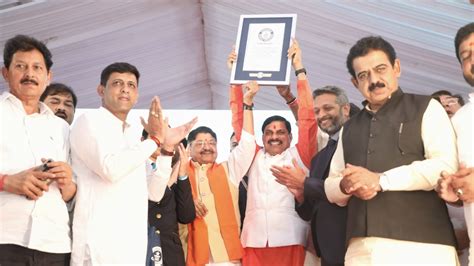 Madhya Pradesh Indore Creates World Record Of Planting Over Lakh