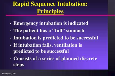 PPT Emergency Rapid Sequence Intubation A How And When To Guide