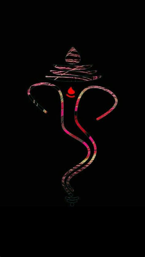 Ganpati Black Wallpaper