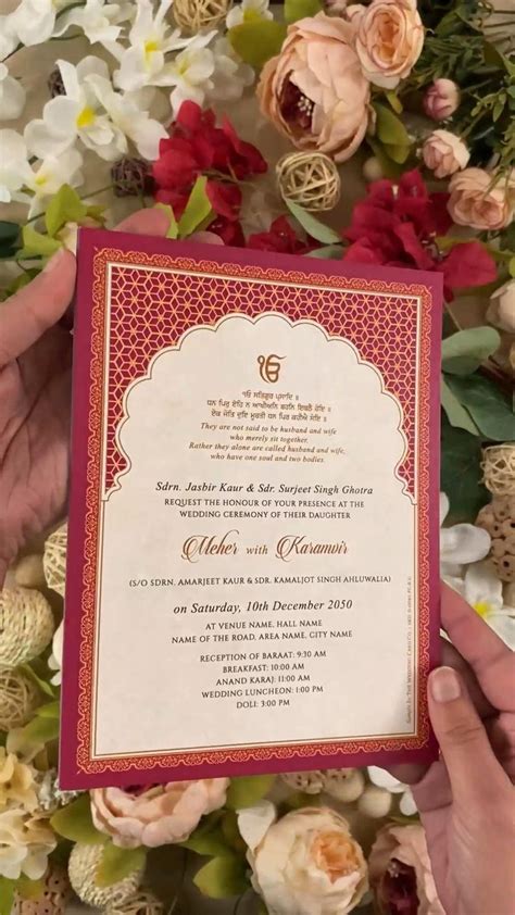 Raj Vilas Hindu Wedding Invitation By Rohan Aparna Video Wedding