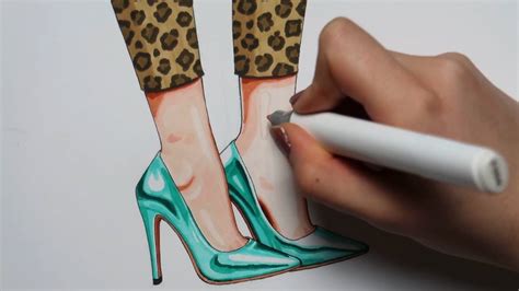 COMMENT DESSINER DES CHAUSSURES A TALONS YouTube