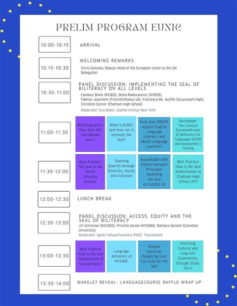 Preliminary Program European Day Of Languages Goethe Institut Usa