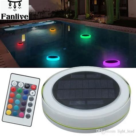 Luz LED RGB para piscina subacuática lámpara de energía Solar