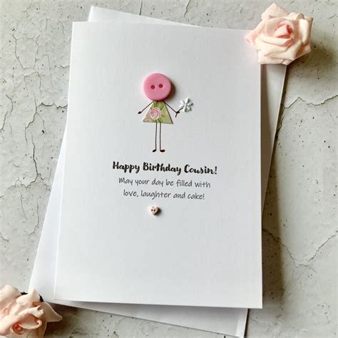 Happy Birthday Cousin Card | Happy birthday cousin, Bday cards, Card craft