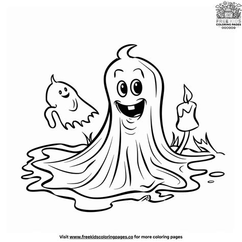 Ghost Coloring Pages 3