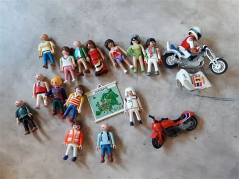 PLAYMOBIL LOT PERSONNAGES Divers Motos EUR 5 00 PicClick FR