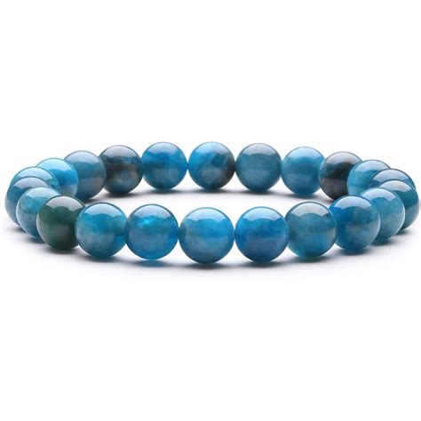 Bracelet Apatite Bleu Clair en pierre naturelle J Fée Un accessoire