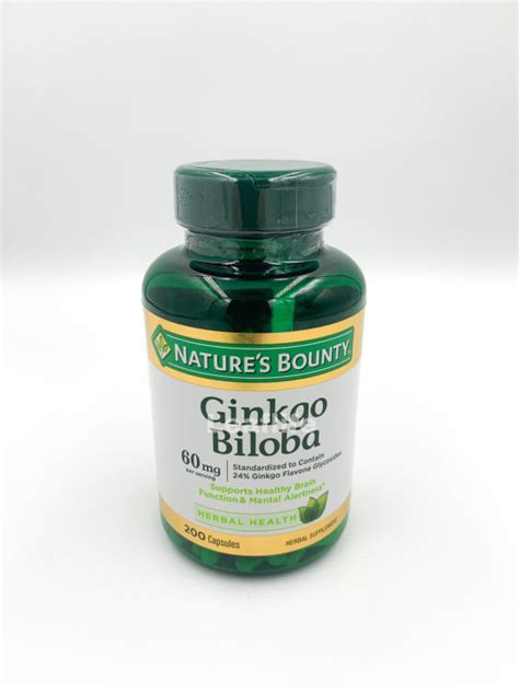 Nature S Bounty Ginkgo Biloba 60 Mg 200 Capsules Lazada Ph