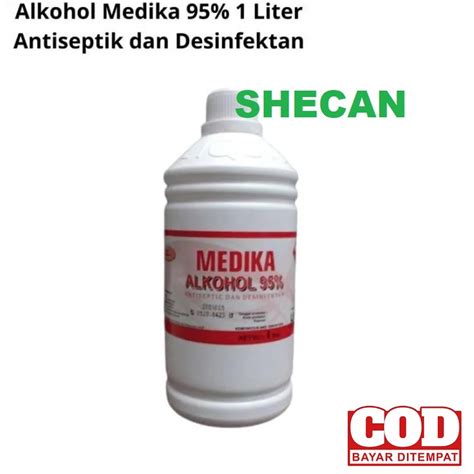 Jual MEDIKA ALKOHOL 95 1 LITER ETHANOL Shopee Indonesia