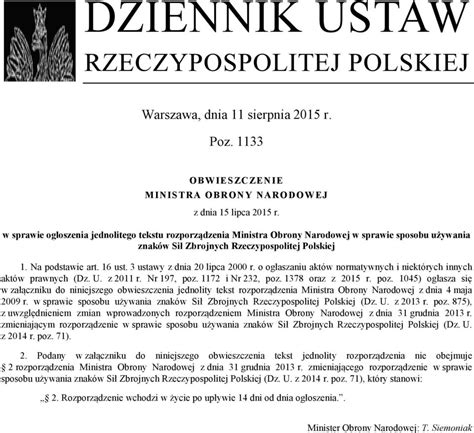 Dziennik Ustaw Rzeczypospolitej Polskiej Pdf Darmowe Pobieranie