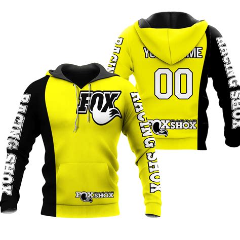 CUSTOM NAME RACING | BLACK YELLOW | FOX RACING - Mxgpracing.com - Fox ...