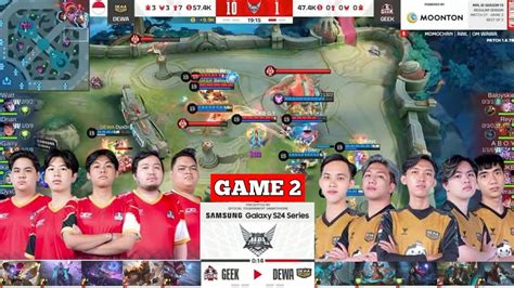 DEWA UNITED Berhasil Membalas GEEK FAM Di Game Ke 2 Menjadi 1 1 MPL ID