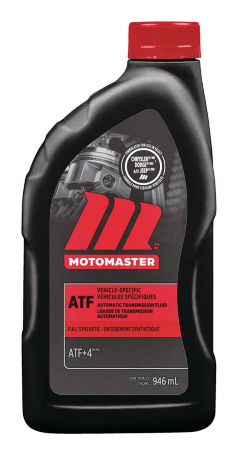 Moto Master Full Synthetic Atf4 Automatic Transmission Fluidatf 946 Ml Canadian Tire