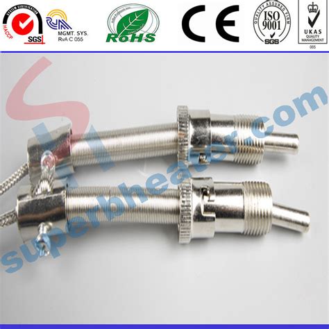 KE Type Shielded Wire Compression Spring Dual Spring Thermocouple