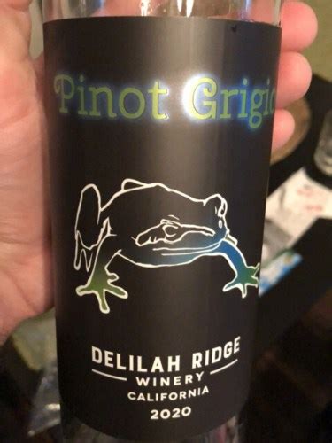 Delilah Ridge Winery Pinot Grigio Vivino US