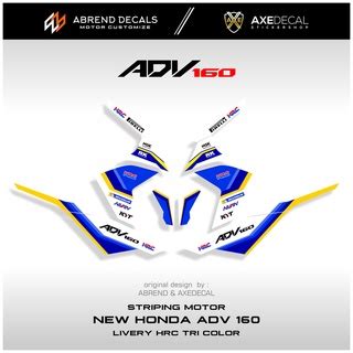 Striping Honda Adv New Livery Hrc Racing Sticker Motorcycle Adv