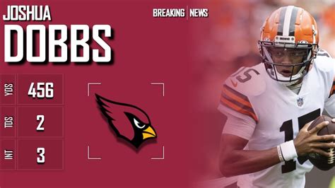 Arizona Cardinals Joshua Dobbs Youtube