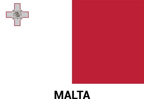 Malta Flag Design Vector 13305353 Vector Art At Vecteezy