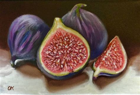 Figs Painting By Olga Koval Saatchi Art