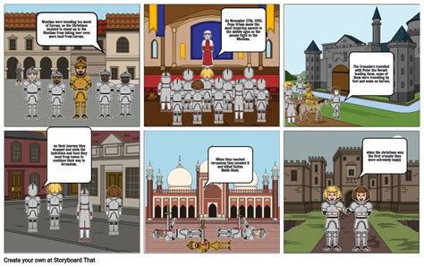 The Crusades Storyboard By 5a8a89ed