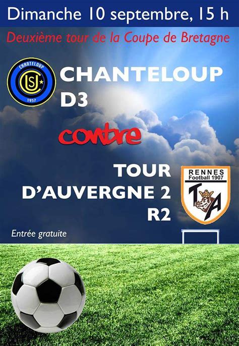 Actualité COUPE DE BRETAGNE club Football US Chanteloup Footeo