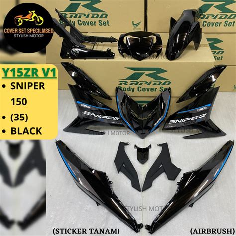 STICKER TANAM AIRBRUSH RAPIDO COVER SET YAMAHA Y15 Y15ZR V1 V2 SNIPER