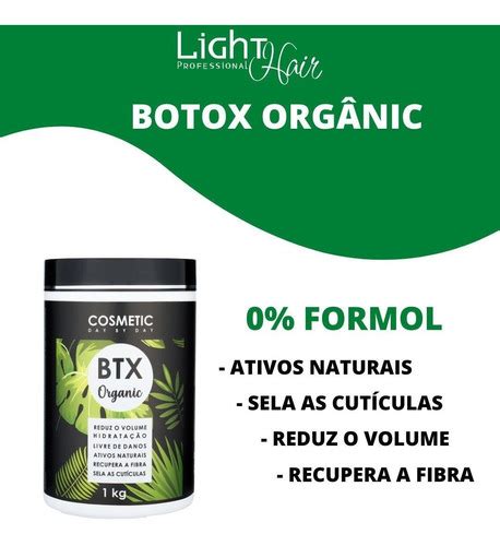 Botox Organico Selagem Btx K Light Hair Parcelamento Sem Juros