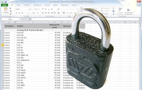 Den Excel Blattschutz Hacken Und Das Passwort Aufheben Mit Einem Trick