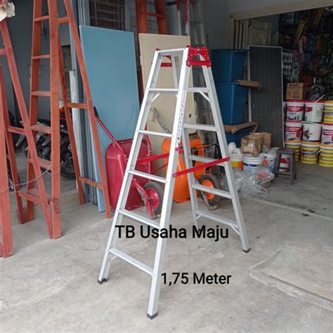 Jual Tangga Lipat Aluminium 1 5 Meter 1 75 Meter 2 Meter 2 5 3