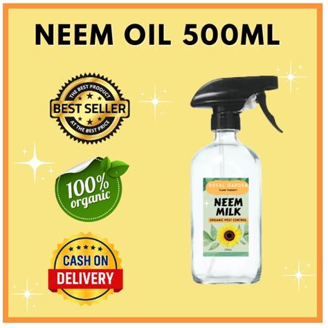 Royal Garden Neem Oil Spray Plants Insecticide Pesticide Refill Liter