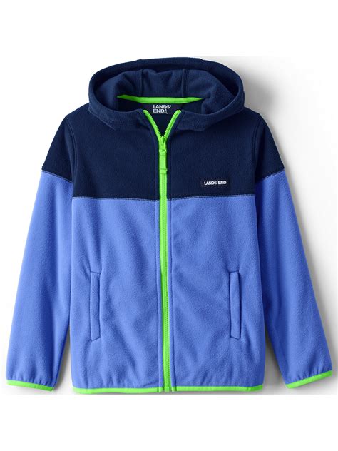 Lands' End Kids Fleece Full Zip Jacket with Hood - Walmart.com