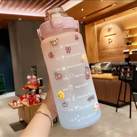 Jual Marquiz Botol Minum Liter Ml Free Sticker D D Korea