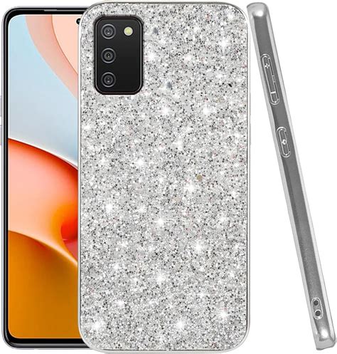 Compatible With Samsung A03s Case Glitter Shockproofsamsung Galaxy A03s Phone Case