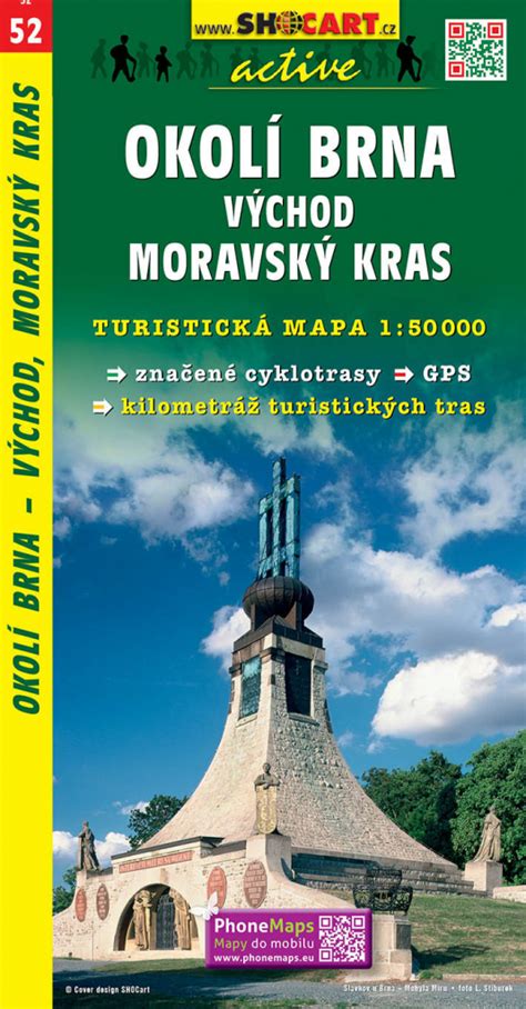 Turistická mapa 052 Okolí Brna východ Moravský kras 1 50 000 od 113 Kč