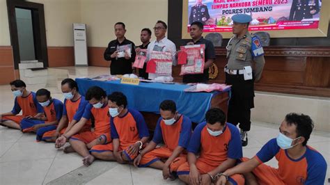 Polres Jombang Ringkus Belasan Pengedar Dan Penggunaan Narkoba Kabar