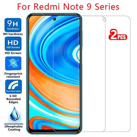 กระจกนิรภัยกันรอยหน้าจอ สําหรับ Xiaomi Redmi Note 9s 9t 9 Pro S T Note9