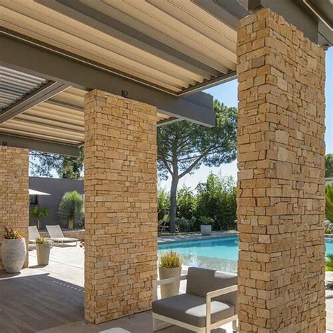 Pergola Wallis Outdoor Design by Dank Architectes Profils Systèmes