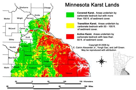 Karst in Minnesota | Minnesota Pollution Control Agency