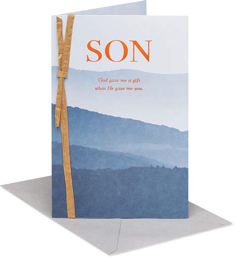 Amazon Happy Birthday Son Greeting Card Heartfelt Poem Birthday