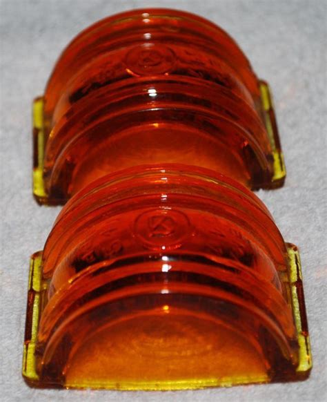 Sell Pair Of 2 Vintage Original 1950 54 Ford Tail Light Lens SEMA 541