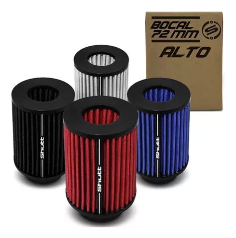 Filtro De Ar Esportivo Duplofluxo Alto Mm A O Tuning Shutt Frete Gr Tis