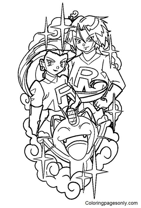 Team Rocket Coloring Pages | Pokemon coloring pages, Coloring pages ...