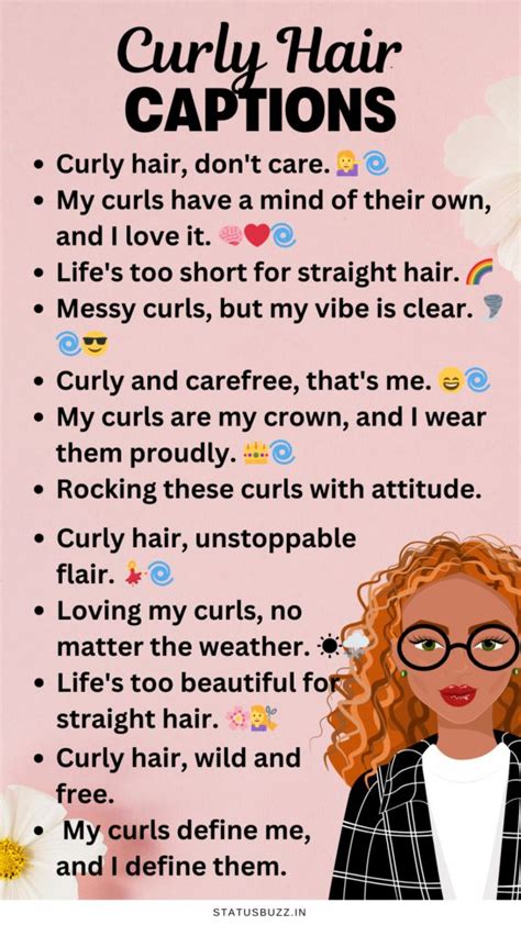 Best Curly Hair Captions And Quotes For Instagram StatusBuzz In 2024