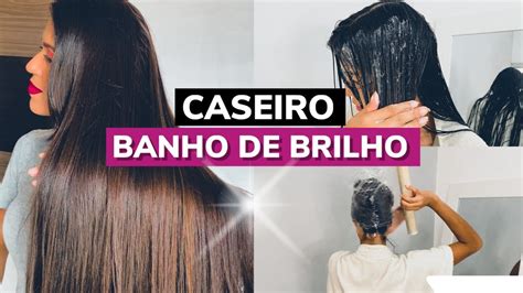 COMO FAÇO BANHO DE BRILHO EM CASA NO MEU CABELO RECEITA CASEIRA