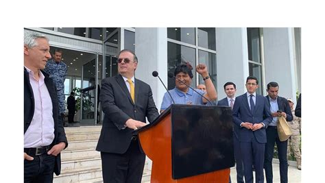 Evo Morales Aterriza En México Como Asilado Político Prensa Bolivariana