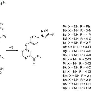 Scheme Synthesis Route Of The Triazole Derivatives Reagents