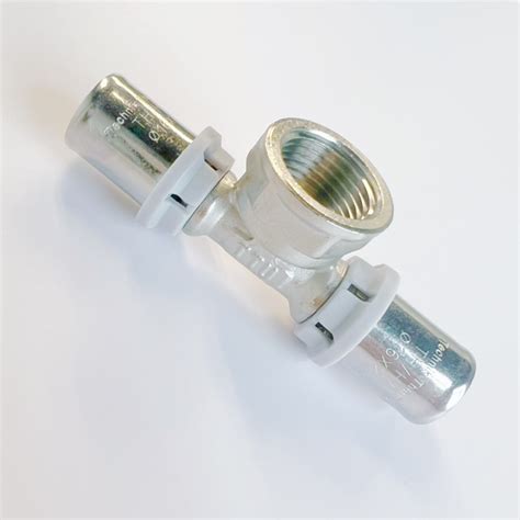 Female Pex Al Pex Brass Gas Equal Threaded Tee Press Fittings China