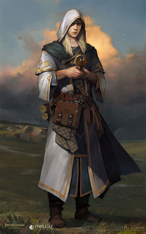 Rpg Settings Photo Male Character Idea Concept Art Cleric Healer